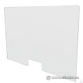 Hanging Acrylic Plexiglass Counter Safety Shield w/ Opening